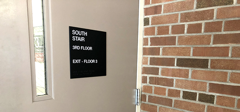 Stairwell Signs