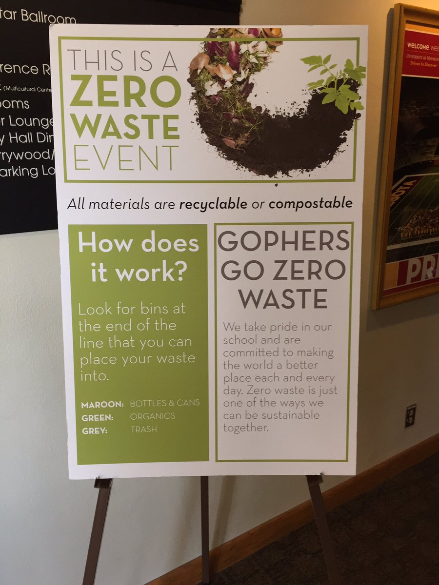 This is a zero waste event