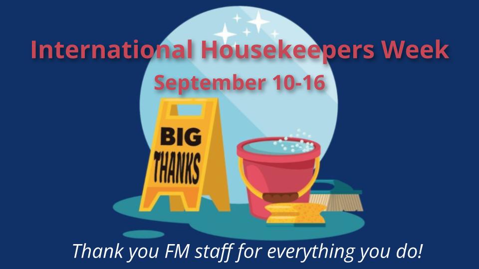 International Housekeepers Week