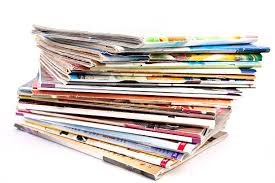 stack of magazines