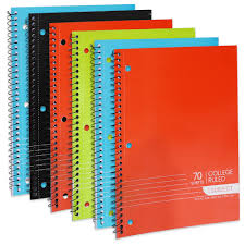 stack of multicolored notebooks