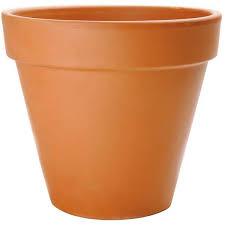 brown plant pot