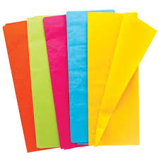 colored tissue paper