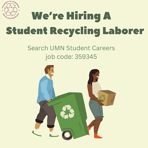 Waste Recovery is hiring student workers